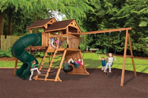 Olympian Summit Xl 3 Swingset And Toy Warehouse