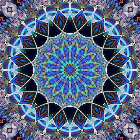 The Blue Collective 09 Digital Art By Wendy J St Christopher Fine Art
