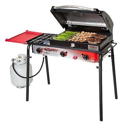 Camp chef big gas grill. Camp Chef Big Gas 3 Burner Grill Black/red