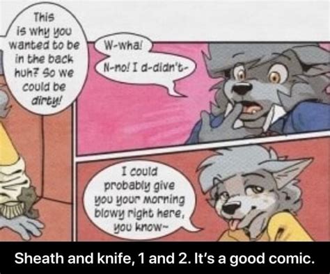 Sheath And Knife 1 And 2 Its A Good Comic Ifunny