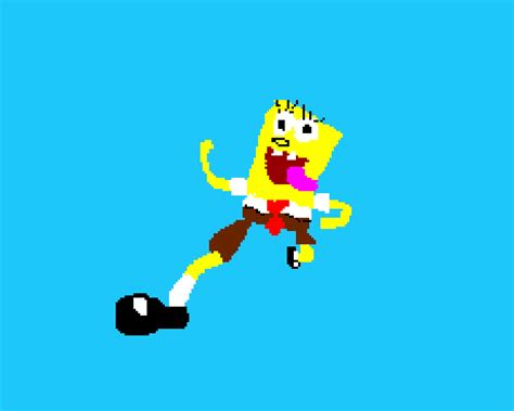 Hello Foxlya You Have Been Visited By Poorly Drawn Spongebob Pixel