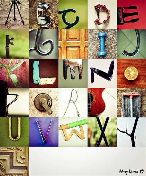 A Z The Alphabet Project By Aubrey Llamas Fotoğraf Tipografi Harf