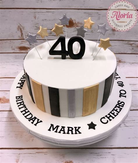 Birthday cakes for men birthday cake decorating birthday cupcakes 60 birthday fondant cakes. 27+ Elegant Picture of 40Th Birthday Cakes For Men . 40Th Birthday Cakes For Men Fondant… | 40th ...