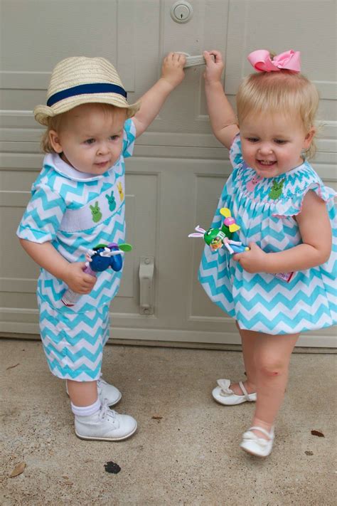 In This Joyful Life Easter 2014 Twin Outfits Cute Twins Twin Babies