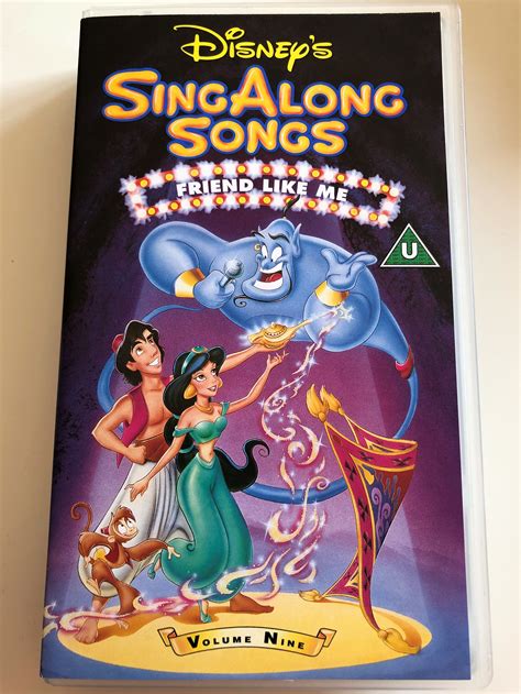 Walt Disney Sing Along Songs Friend Like Me Volume Color Vhs Hard The Best Porn Website