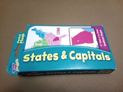 Обучающие карточки Trend Enterprises Inc States And Capitals Pocket Flash