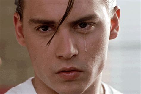 Johnny Depp Crying  Find And Share On Giphy