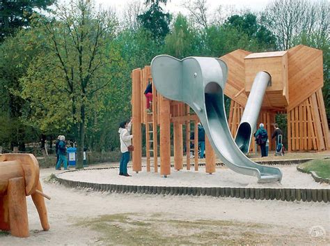 Cool Elephant Trunk Slide 10 Ridiculously Cool Playgrounds Pt 3