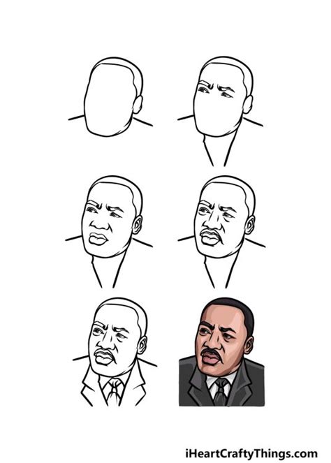 Martin Luther King Jr Drawing How To Draw Martin Luther King Jr