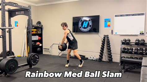 Rainbow Med Ball Slams Youtube