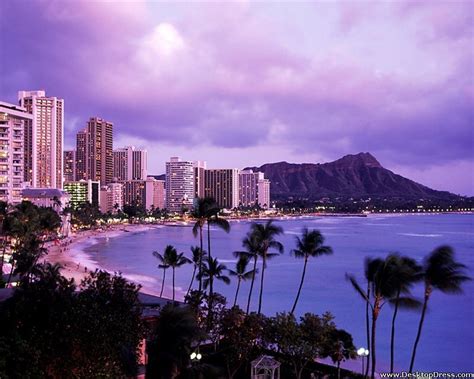 Desktop Wallpapers Natural Backgrounds Waikiki Beach Honolulu