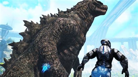 Godzilla Smashes Ark Genesis 2 Ark Modded Youtube
