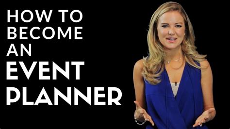 How To Become An Event Planner Youtube