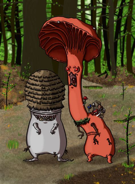 Evil Mushrooms By Papapicosa On Deviantart