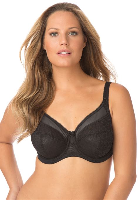 Banded Underwire Lace Bra By Goddess® Plus Size Full Coverage Bras
