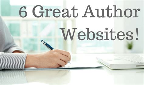 See 6 Great Author Websites In Wordpress Website Creation Workshop Blog