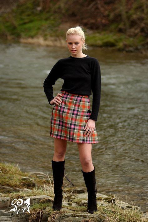 mini kilt women in kilts tartan mini skirt scottish dress scottish fashion