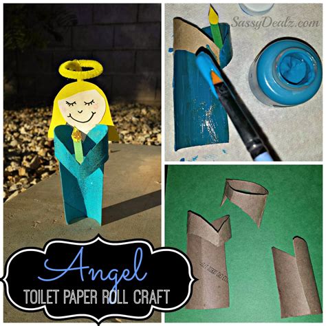 Angel Girl Toilet Paper Roll Craft For Kids Crafty Morning