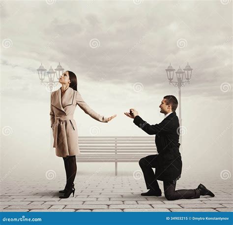 Handsome Man Making Proposal Of Marriage Stock Image Image 34903215