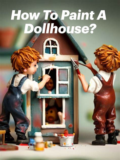 How To Paint A Dollhouse And Other Creative Ideas In 2023 Doll House