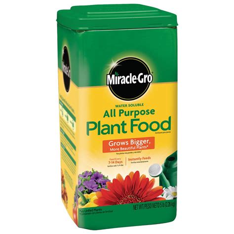 Miracle Gro Water Soluble 5 Lb All Purpose Plant Food 1001232 The