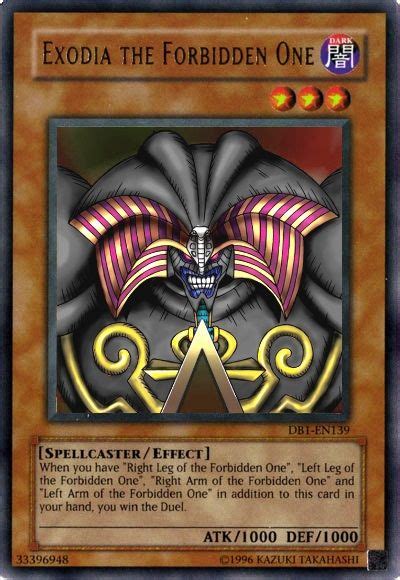 Exodia Necross The Forbidden One Card By 121092 Yugioh Cards Cards