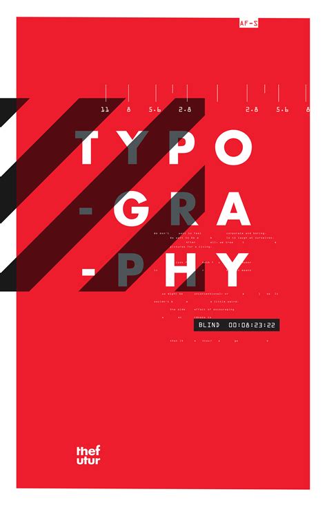 Futur Typographic Posters On Behance Graphic Design Posters