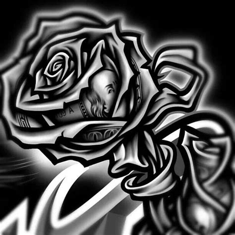 Rose Tattoo With Images Chicano Drawings Lowrider Art Chicano Art
