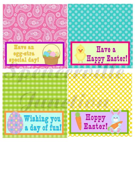 Easter Treat Bag Toppers Easter Treat Bags Easter Bunny Treats