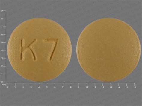 Pill Finder K 7 Yellow Round