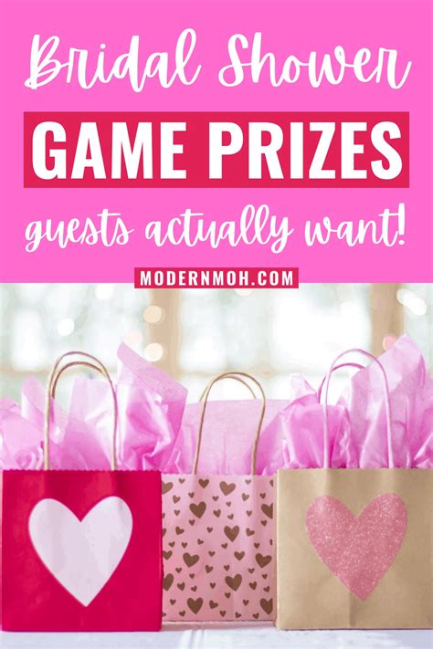 12 Bridal Shower Game Prizes Guests Will Actually Want Modern Moh