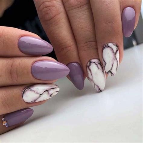 Beautiful Almond Marble Nails Designs 2019 Page 42 Chic Cuties Blog