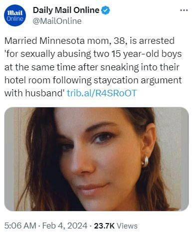 Married Minnesota Mom Is Arrested For Sexually Abusing Two Year Old Members Of A Youth Hockey