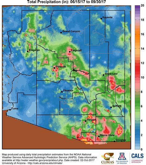 Madweather Summer Precipitation Arizona Vs New Mexico