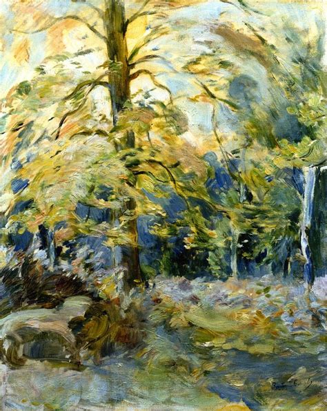 Berthe Morisot Forest Of Fontainebleau 1893 A Favorite France