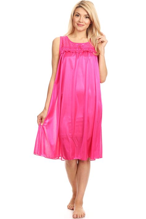 Lati Fashion Women Nightgown Sleepwear Female Sleep Dress Nightshirt