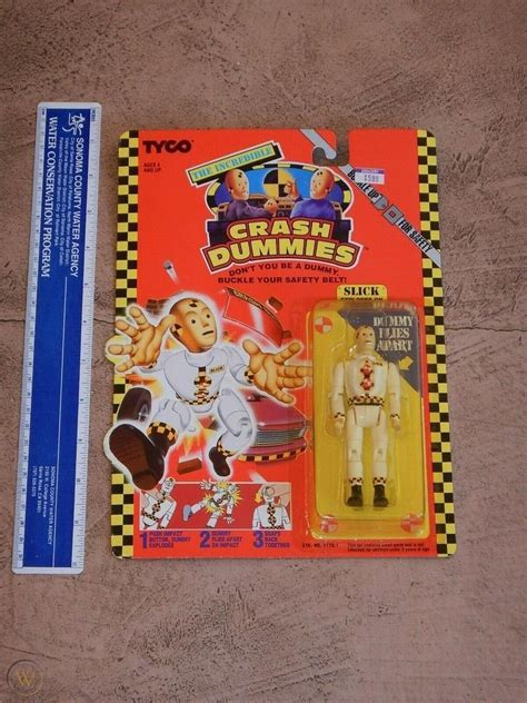 Original Tyco Crash Dummies Slick Action Figure Nos Moc Factory