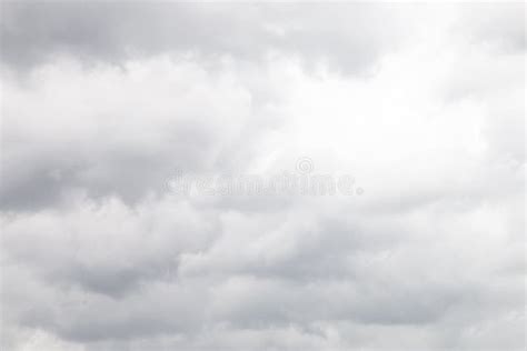 Light Gray Rain Clouds Stock Image Image Of Space 127395045