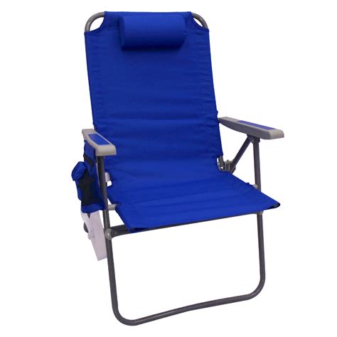 Mainstays Folding Beach Chair Bluegray