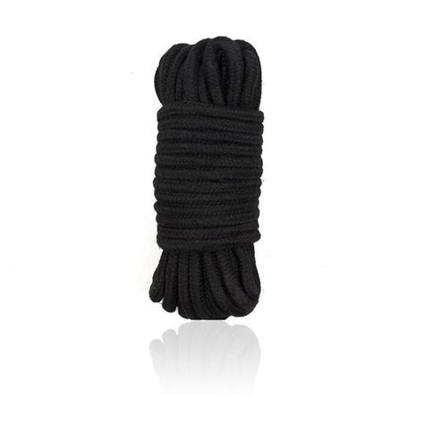 Cuerda De Algodón Negro Para Bondage Kamadeva Sex Shop