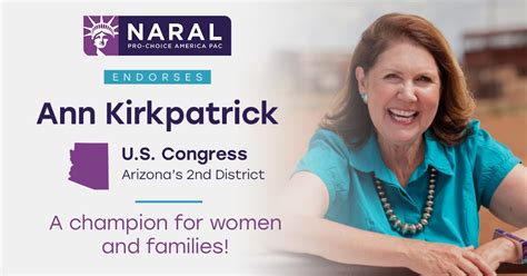 Naral Pro Choice America Endorses Ann Kirkpatrick For Congress Naral