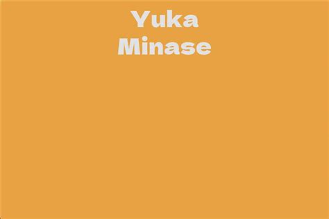Yuka Minase Facts Bio Career Net Worth Aidwiki The Best Porn