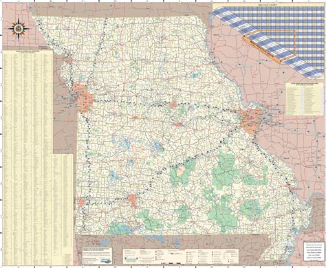 Large Detailed Map Of Missouri With Cities And Towns Detailed Map