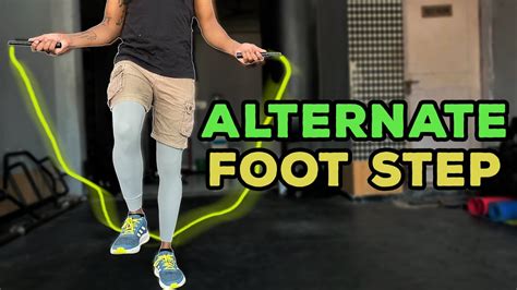Jump Rope Tutorial Alternate Foot Step In Hindi Youtube
