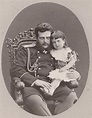 Großfürst Wladimir Alexandrowitsch von Rußland (1847-1909) mit seinem ...