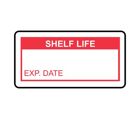 Buy Shelf Life Labels In Red