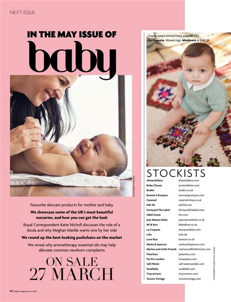 Baby April 2019 By The Chelsea Magazine Company Issuu