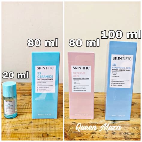 Jual Skintific Toner 5x Ceramide Glycolic Acid 4d Hyaluronic 20ml 80ml