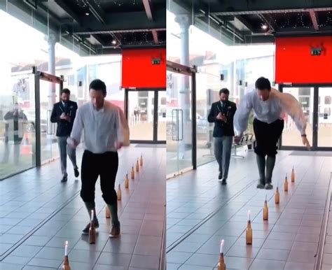 Extinguishing 55 Candles With Jump Heel By A Man Watch Viral Video