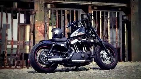 Harley Davidson Sportster 48 Black Pearl Bobber Youtube